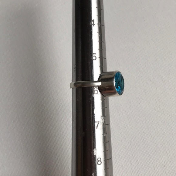 LAST ONE - NEW Blue Quartz & Sterling Silver Ring - Picture 4 of 6